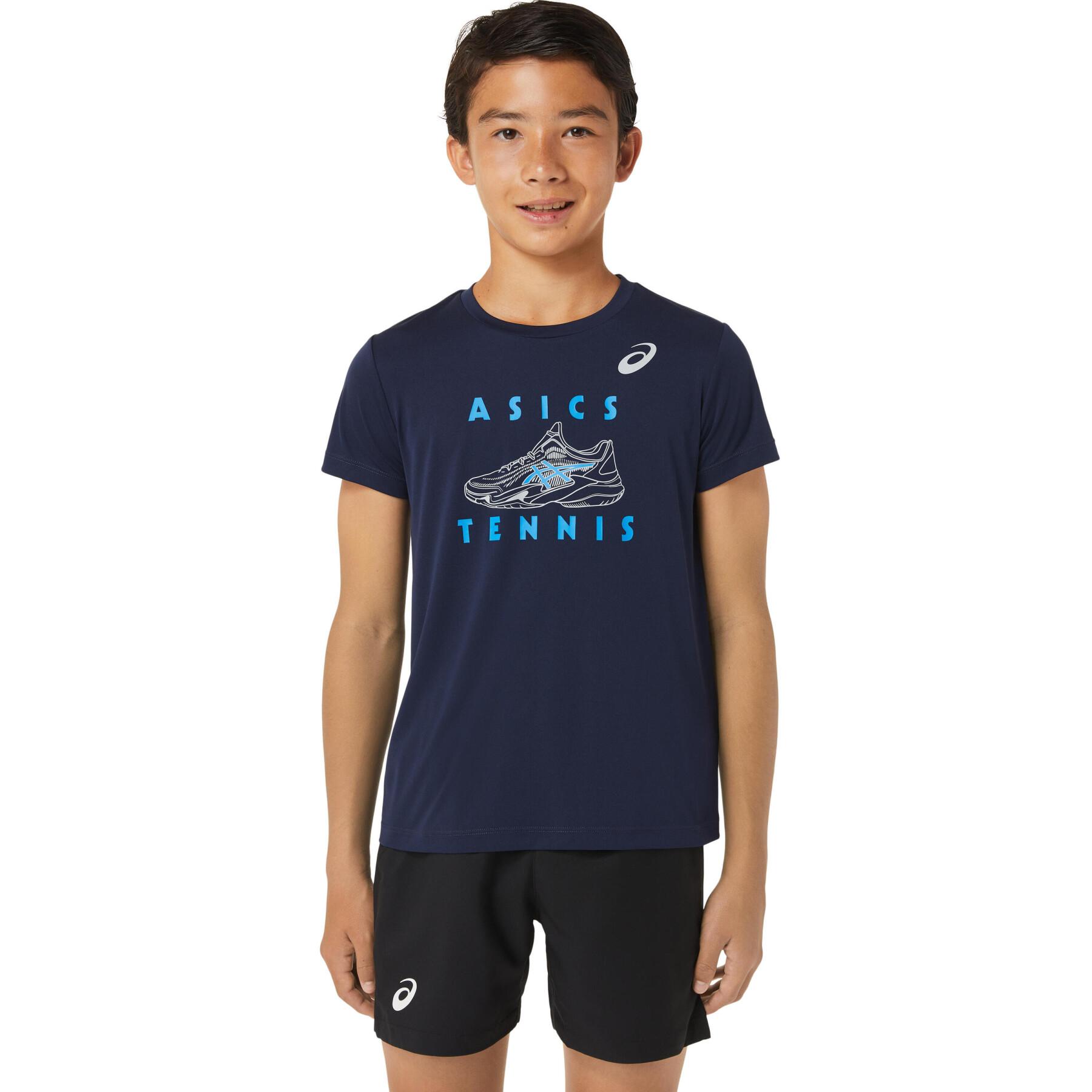 Dziecięca koszulka tenisowa Asics graphic