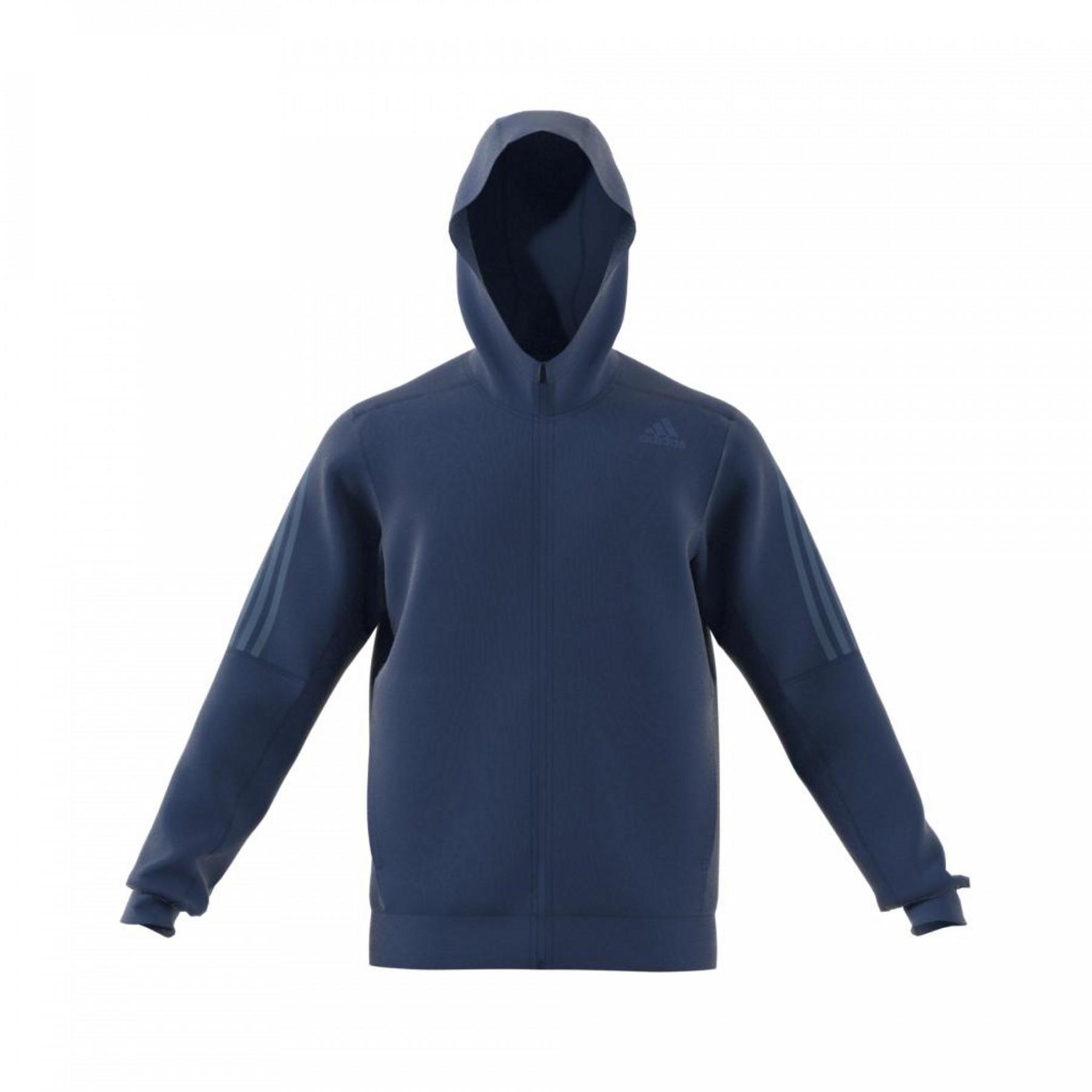Bluza z kapturem adidas Aeroready 3-Bandes Cold Weather Knit