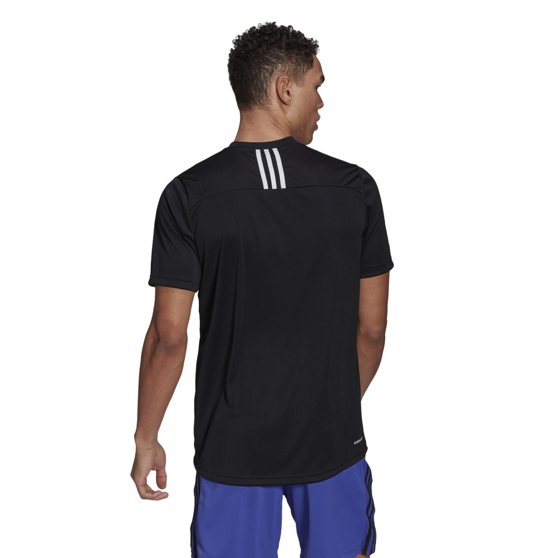Koszulka adidas Primeblue Designed To Move Sport 3-Bandes