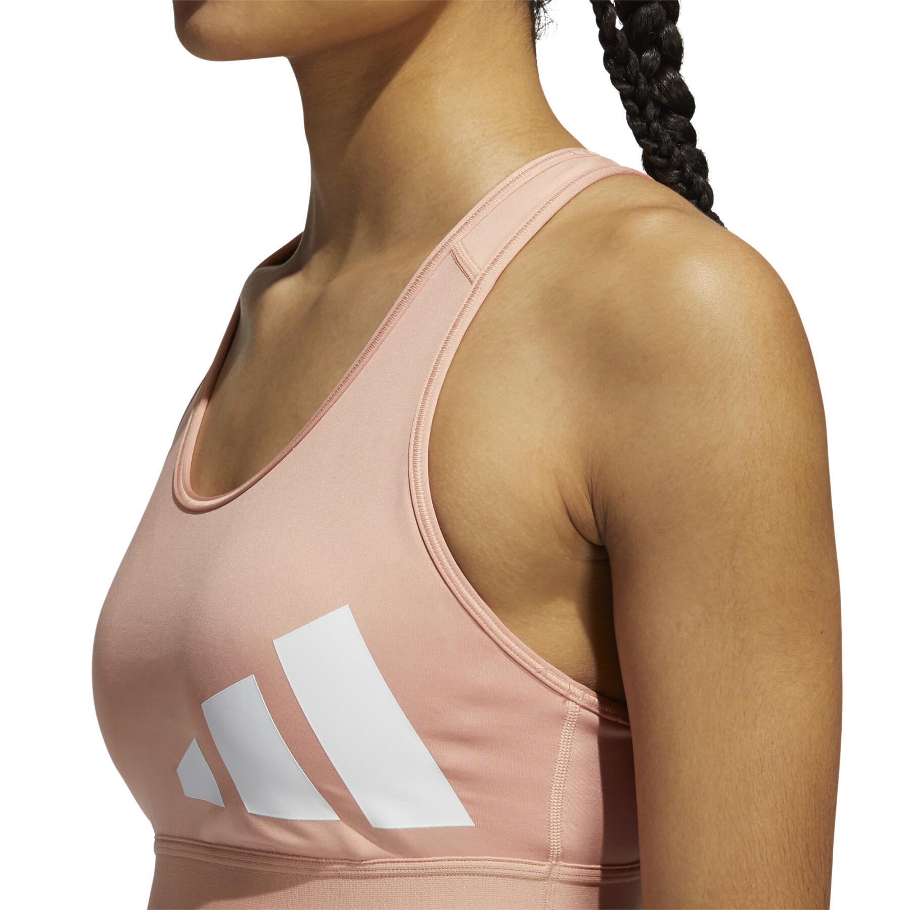 Biustonosz damski adidas Believe This Medium-Support Workout Logo