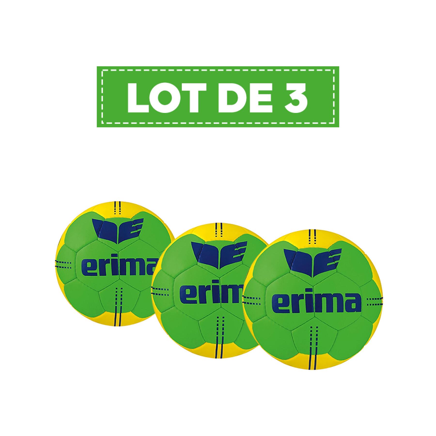 Zestaw 3 balonów Erima Pure Grip No. 3 Hybrid