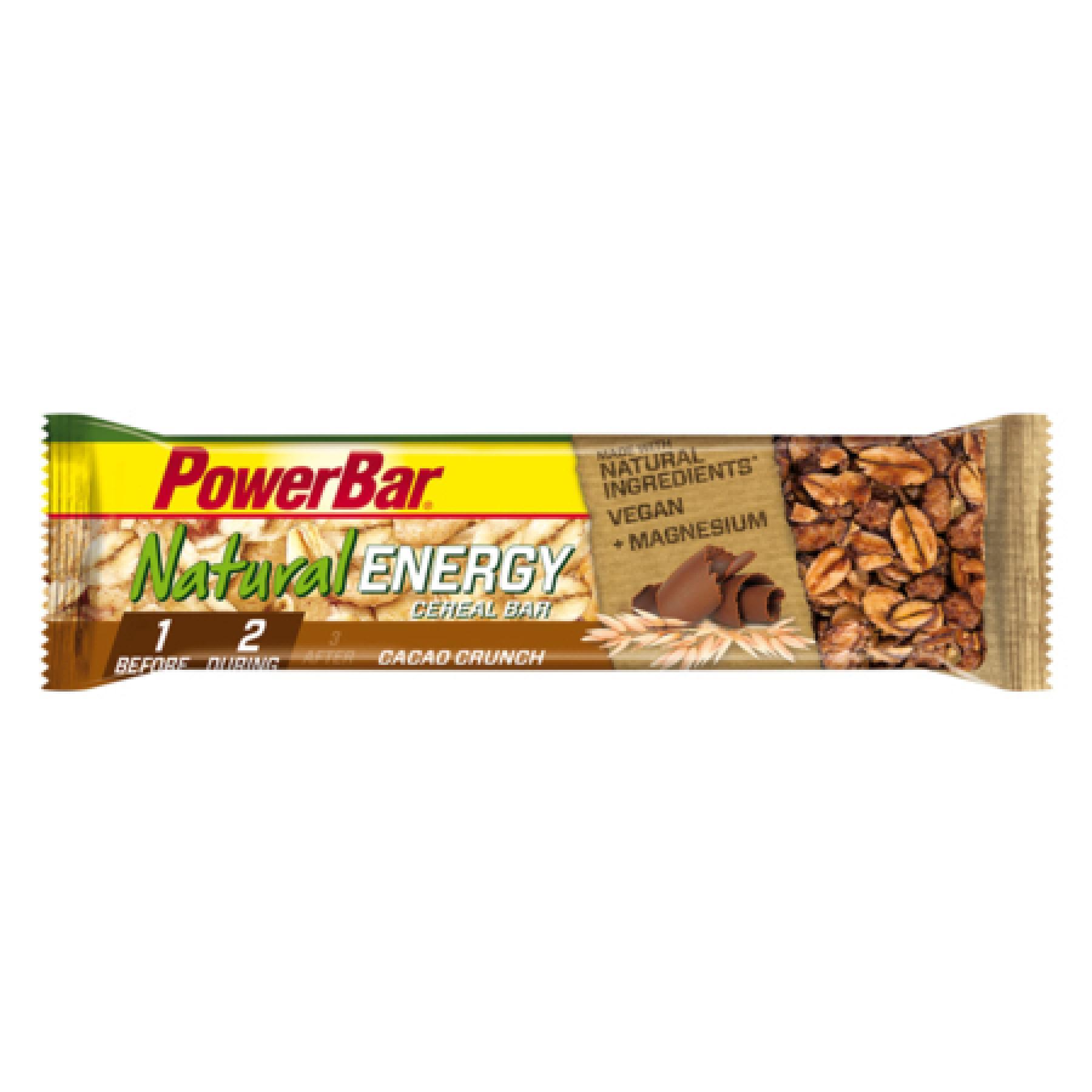 Partia 24 sztabek PowerBar Natural Energy Cereals - Cacao Crunch