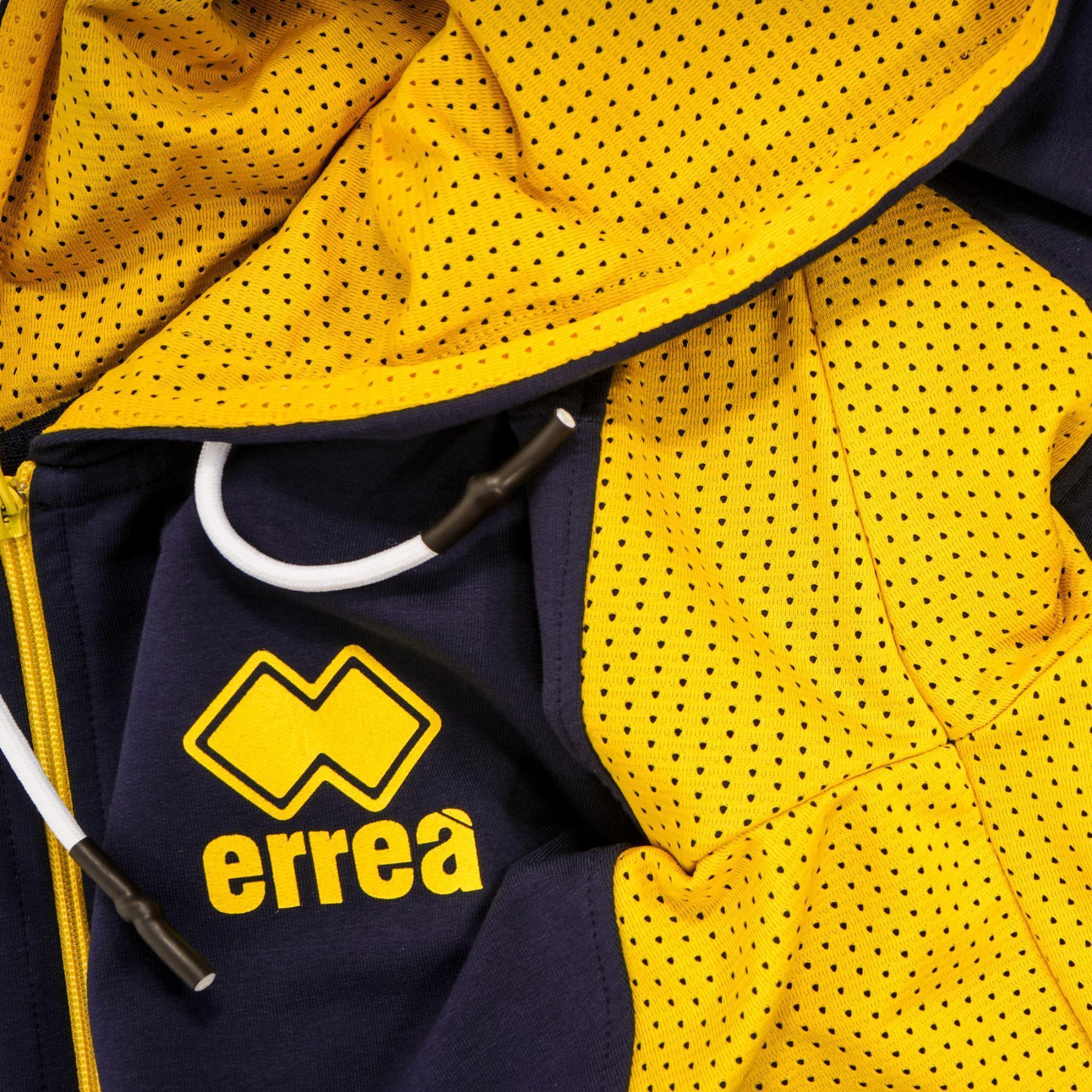 Bluza zapinana na zamek Errea sport inspired logo mesh