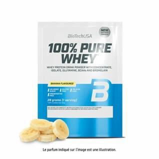 50 opakowań 100% czystego białka serwatkowego Biotech USA - Banane - 28g