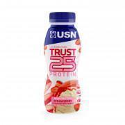 Pakiet 8 koktajli proteinowych 330 ml USN Trust RTD 25 Fraise